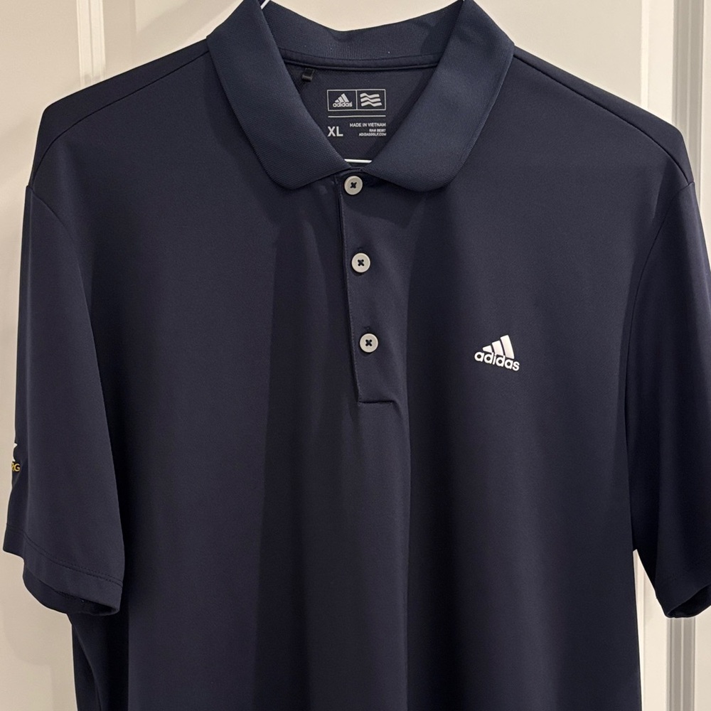 Adidas Men's Dark Blue Polo Shirt